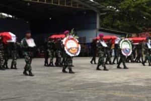 Pelepasan Jenazah Kecelakaan Helikopter Mi-17 